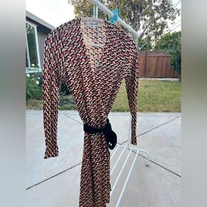 Diane Von Furstenberg Wrap Dress SILK